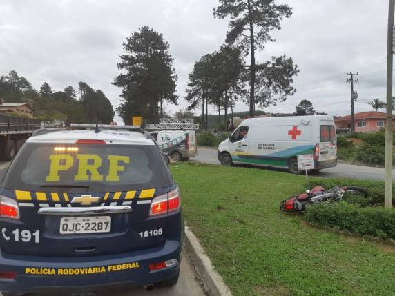 Vítima tinha 55 anos. Acidente ocorreu em um trevo da BR-470