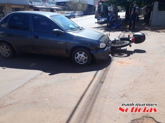Colisão entre carro e moto deixa homem ferido no Centro de Três de Maio - foto 5
