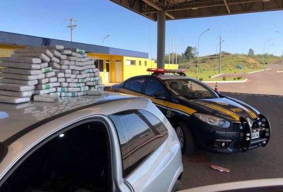 PRF apreende 73 quilos de maconha na BR 163 em Guaraciaba - foto 3