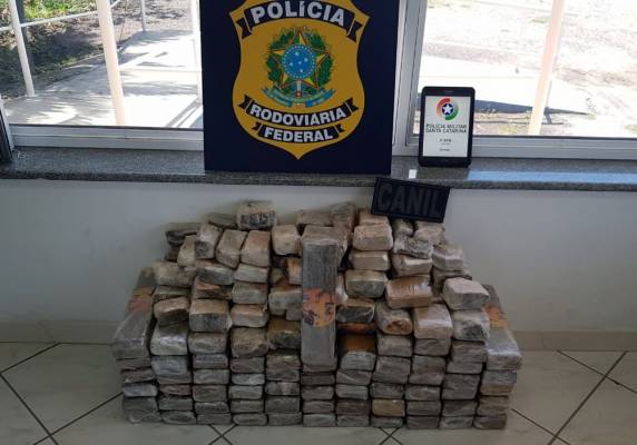 93 kg de maconha escondidos em picape são apreendidos na BR 101 em Barra Velha - foto 3