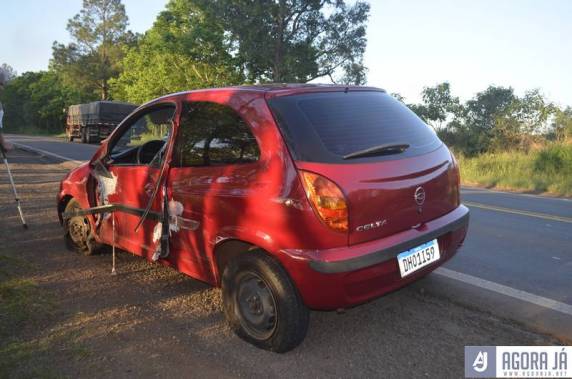 Acidente na BR 158 em Panambi no início da manhã deste sábado resulta em um jovem ferido - foto 2