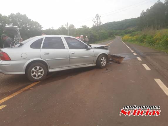 Colisão envolve dois veículos na AM 9115 em São José do Inhacorá - foto 4