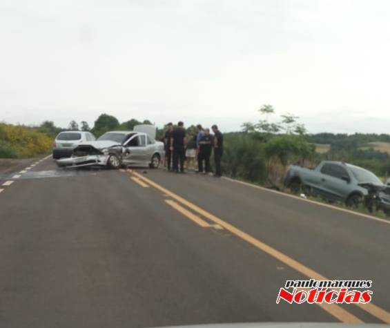 Colisão envolve dois veículos na AM 9115 em São José do Inhacorá - foto 6