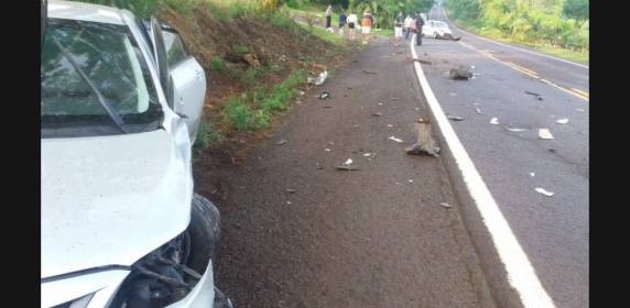 Acidente na SC 163 em Itapiranga deixa duas pessoas feridas - foto 3