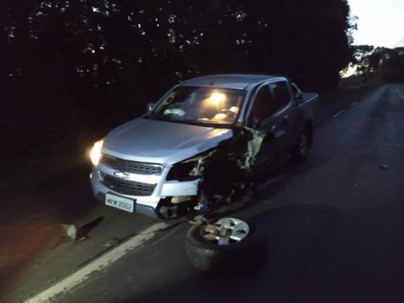Acidente ocorreu neste sábado, 26, entre os municípios de Cunha Porã e Caibi