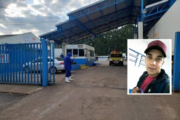 Conforme informações, Rodrigo Mello Cavalheiro, de 23 anos de idade morreu após a estrutura de um silo cair sobre seu corpo