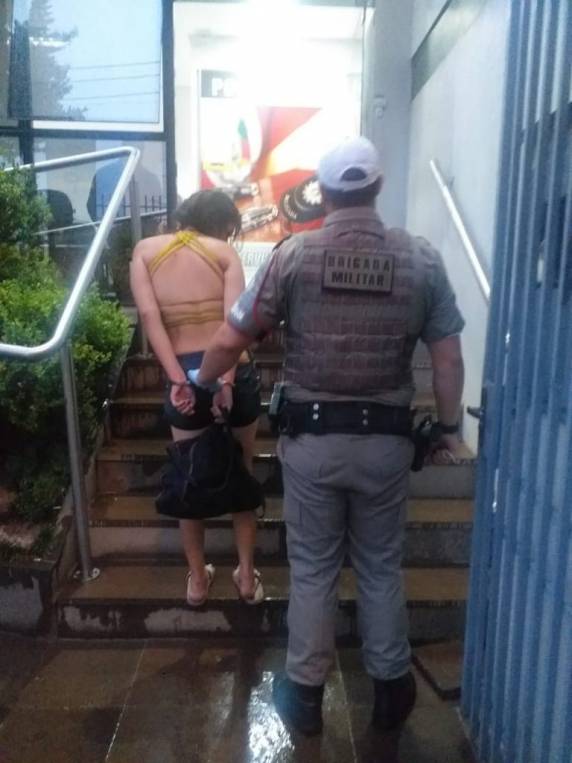 Ação foi registrada na noite de ontem