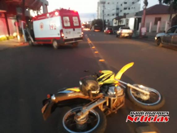 Jovem motociclista fica ferido em acidente na Rua Horizontina em Três de Maio - foto 2