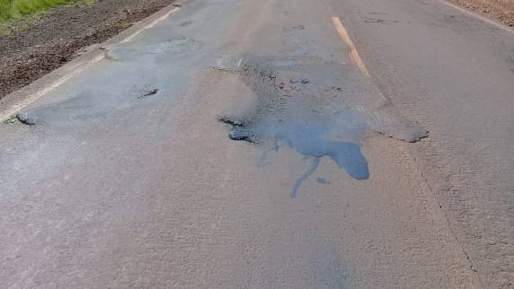 Irregularidade da pista na RS 342 entrada da cidade de Horizontina causa mais um acidente - foto 3