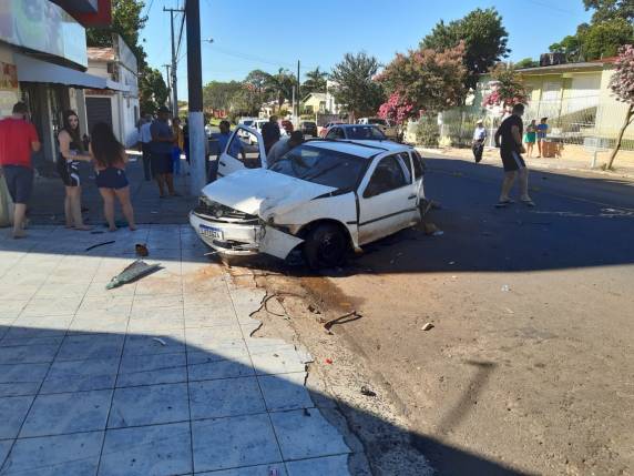 Acidente grave no Centro da cidade de Santiago - foto 4