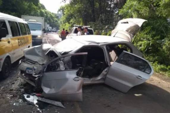 Acidente ocorreu no KM 46 da ERS 324, entre Nonoai e Planalto