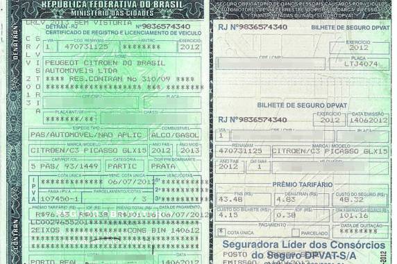 Seguro passa a ser de R$ 5,21 para carros de passeio e táxis e R$ 12,25 para motos