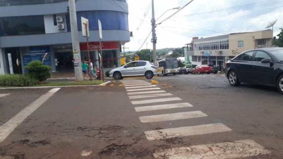 A menina não sofreu ferimentos graves