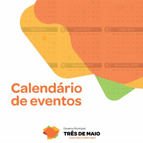 Reserva de datas é realizada para melhor organização e divulgação dos eventos do município