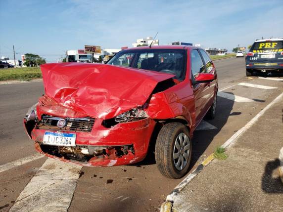 Fato ocorreu no entroncamento com a ERS-135, na manhã de hoje