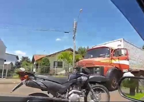 Desta vez, acidente ocorreu na Avenida Palmeira das Missões