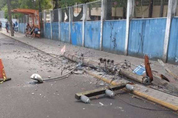 Motorista perdeu o controle do veículo no bairro Fátima