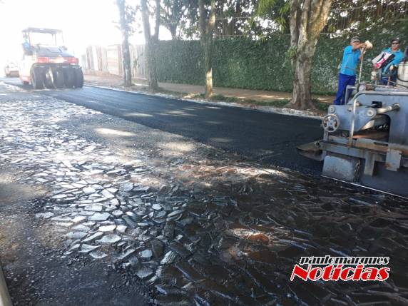 Tem início obra de asfaltamento da Avenida Avaí - foto 3
