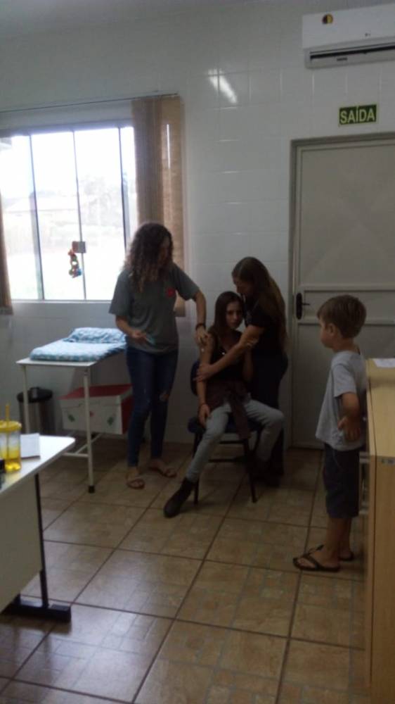 253 pessoas se vacinaram contra o Sarampo no último sábado em Novo Machado - foto 4