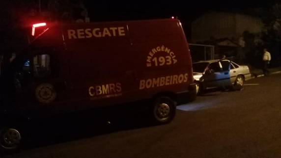 Acidente com pessoa ferida no centro de Horizontina - foto 2