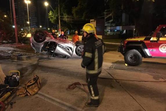 Vítimas foram socorridas a dois hospitais da Capital