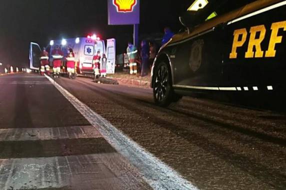 Condutor alegou que não viu o pedestre atrevessando a rodovia
