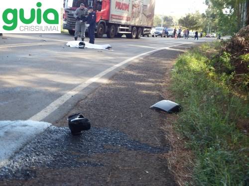 Motociclista morre em acidente na ERS 207 em Crissiumal - foto 2