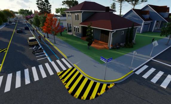Pista de caminhada será implantada na Rua Planalto que recentemente recebeu melhorias de pavimentação asfáltica