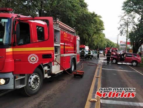 Colisão frontal deixa uma pessoa morta no perímetro urbano da RS-344 em Entre-Ijuís - foto 2