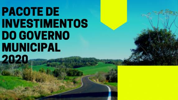 Ações do Governo Municipal preveem investimento de mais de 2 milhões de reais!