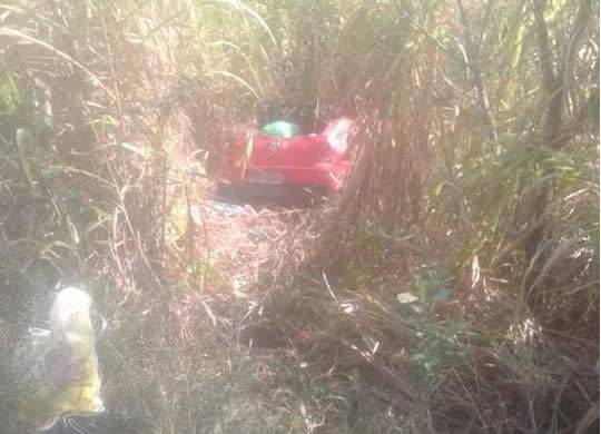 Acidente aconteceu por volta das 13 horas, na localidade de Esquina Santo Antônio, em uma curva acentuada