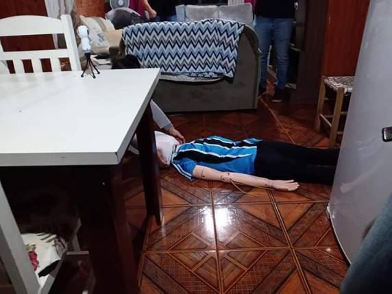 IGP realizou na noite desta quinta-feira a Reprodução Simulada dos Fatos da morte do menino Rafael Winques - foto 2