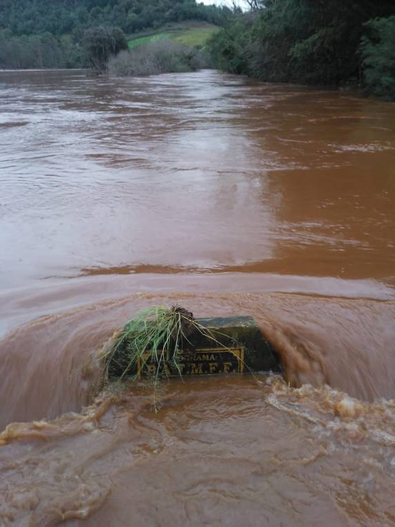 Ponte de madeira estava localizada em Barrinha Cecim/Barra Seca