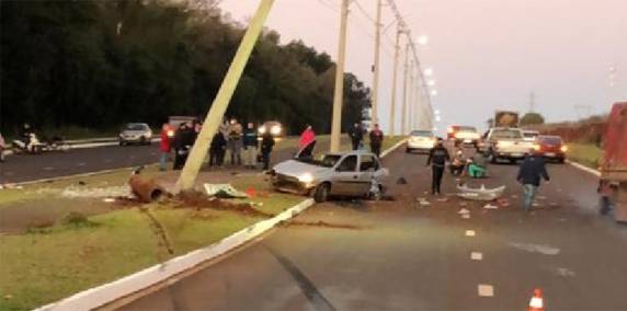 Grave acidente na Avenida América em Santa Rosa - foto 3