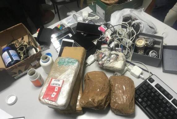 De março a maio deste ano, foram localizados 64,6 quilos de entorpecentes em casas prisionais