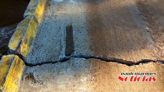 Depois da enxurrada rachadura aumenta em ponte na divisa entre Três de Maio e Nova Candelária - foto 2