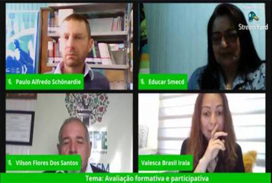 Formação foi realizada de forma online, com mesa de conversação, conferências, debates e ações