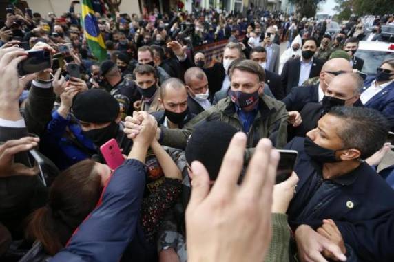 Presidente da República esteve por cerca de cinco horas na cidade da Campanha nesta sexta-feira