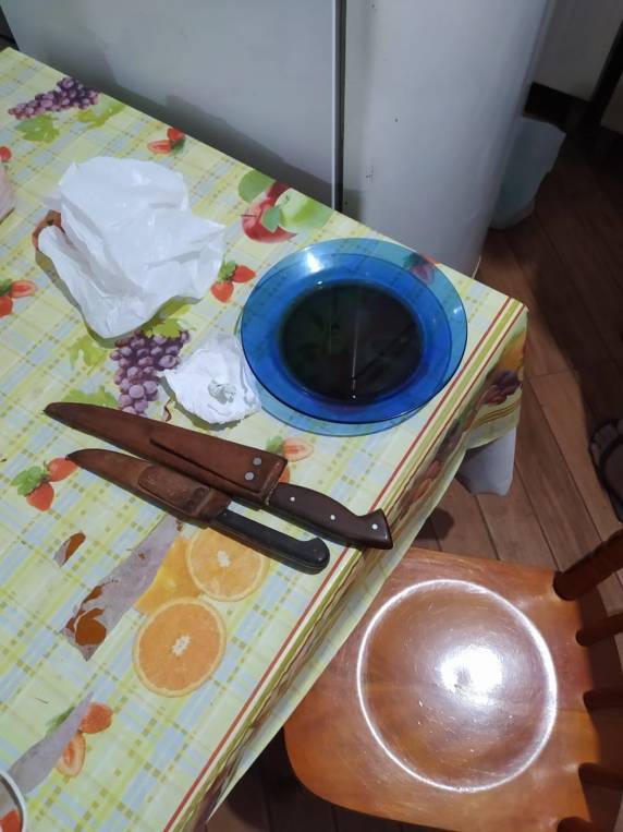 Câmeras de monitoramento eram utilizadas para vigiar a mulher e dois filhos. Homem foi preso em flagrante