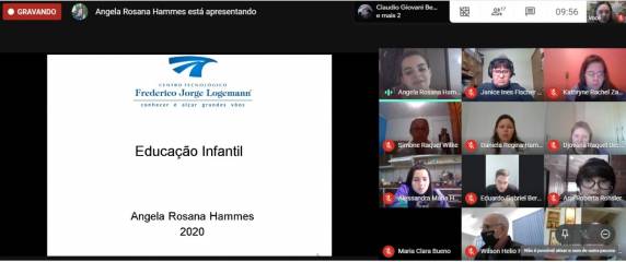 Quando reinventar-se é a palavra de ordem: estudantes do Curso Normal do CFJL realizam socialização online de microestágios