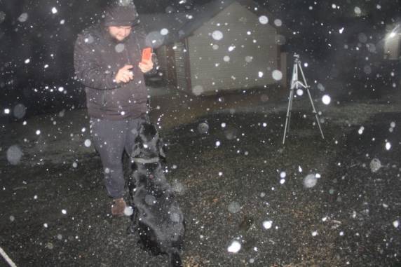 Serra de SC registra neve na noite desta quinta-feira - foto 2