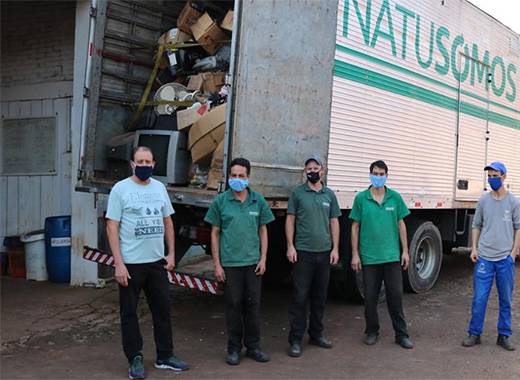 Desde a implantação, o Ecoponto recolheu cerca de 1,5 mil metros cúbicos de materiais