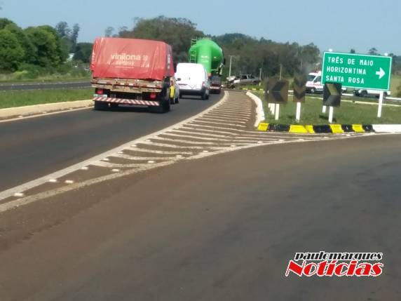 Colisão envolve dois caminhões e um automóvel e deixa feridos na BR 468, em Esquina Boa Vista - foto 5