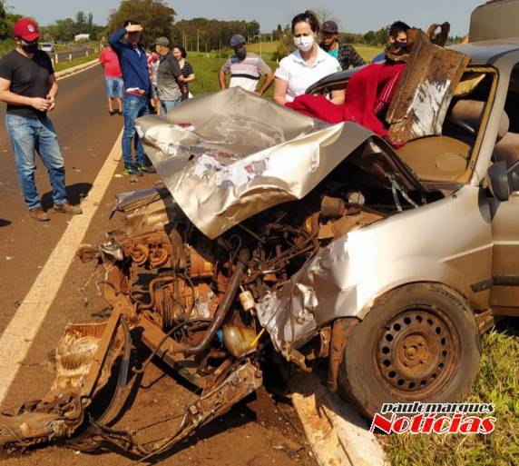 Colisão envolve dois caminhões e um automóvel e deixa feridos na BR 468, em Esquina Boa Vista - foto 7