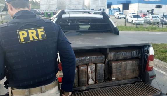 PRF faz quatro apreensões de maconha em menos de 24h em Santa Catarina: mais de R$ um milhão de prejuízo ao crime - foto 2