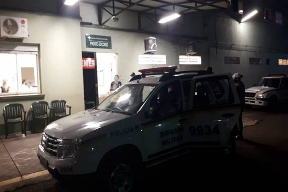 Até mesmo um machado foi usado para agredir os Policiais Militares