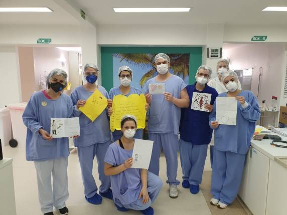 Profissionais da Unidade COVID recebem cartas motivacionais de crianças do projeto Brigada Mirim - foto 2