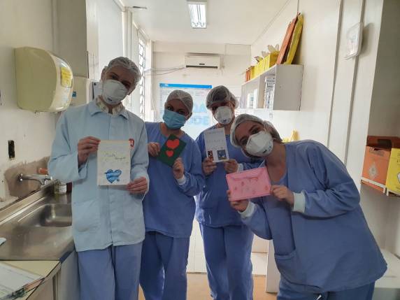 Profissionais da Unidade COVID recebem cartas motivacionais de crianças do projeto Brigada Mirim - foto 3