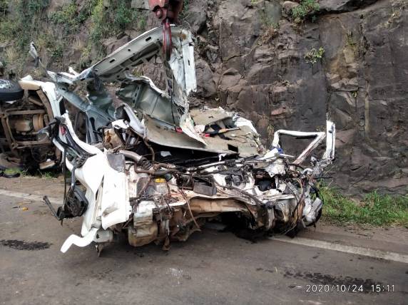 Motorista morre em acidente entre dois caminhões na RS-122, em Flores da Cunha - foto 3