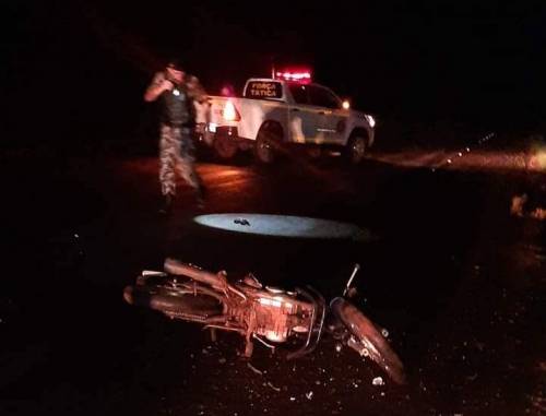 O acidente ocorreu por volta das 21h30min